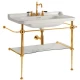 Консоль для раковины золото Kerasan Waldorf 9196K2oro