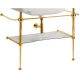 Консоль для раковины золото Kerasan Waldorf 9196K2oro