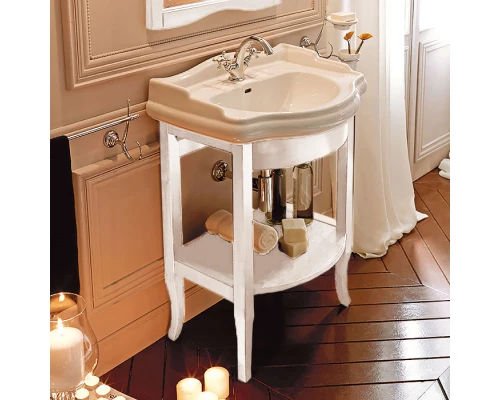 Тумба белый матовый 58 см Kerasan Retro 735030