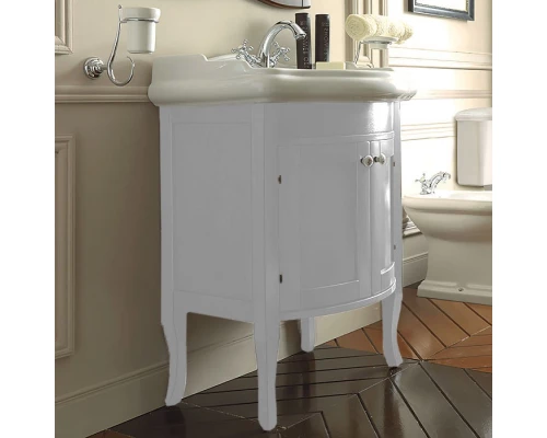 Тумба белый матовый 58 см Kerasan Retro 735130