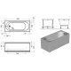 Акриловая ванна 180x80 см Kolpa San Tamia Quat (1W28F) 533880