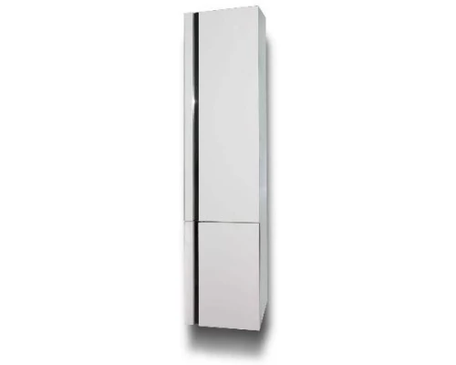 Пенал подвесной с бельевым мешком белый глянец R LOTOS-37