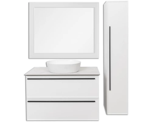 Зеркало 100x80 см белый матовый La Fenice Cubo FNC-02-CUB-B-100-80