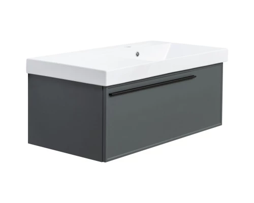 Тумба серо-зеленый матовый 87,6 см La Fenice Elba FNC-01-ELB-G-90