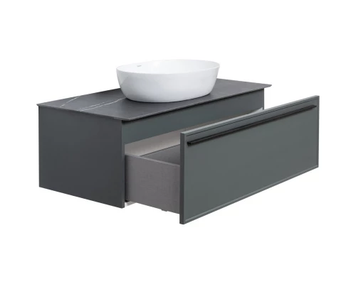 Тумба серо-зеленый матовый 87,6 см La Fenice Elba FNC-01-ELB-G-90
