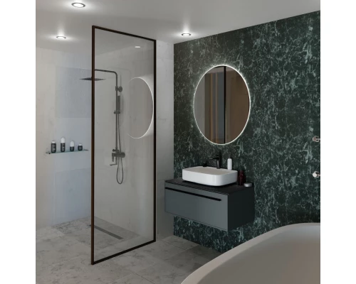 Тумба серо-зеленый матовый 87,6 см La Fenice Elba FNC-01-ELB-G-90