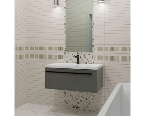 Тумба серо-зеленый матовый 87,6 см La Fenice Elba FNC-01-ELB-G-90