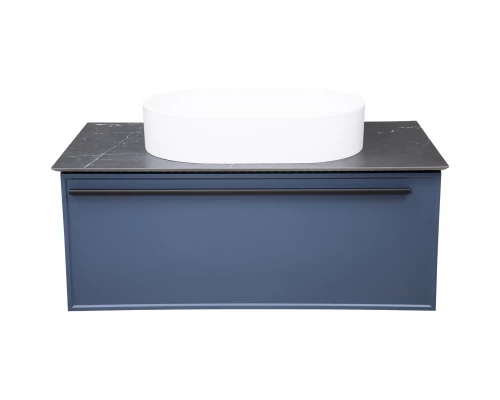 Тумба синий матовый 87,6 см La Fenice Elba FNC-01-ELB-BG-90