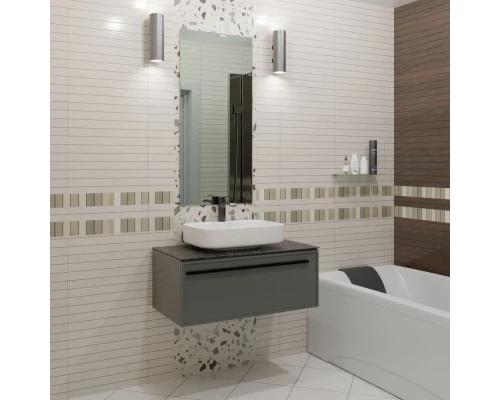 Тумба серо-зеленый матовый 97,6 см La Fenice Elba FNC-01-ELB-G-100