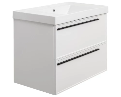 Тумба белый матовый 77,6 см La Fenice Elba Twin FNC-01-ELB-B-80-2