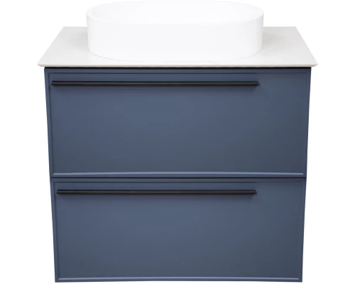 Тумба синий матовый 77,6 см La Fenice Elba Twin FNC-01-ELB-BG-80-2
