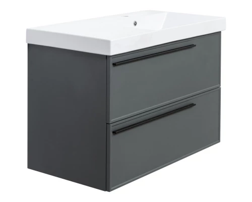 Тумба серо-зеленый матовый 87,6 см La Fenice Elba Twin FNC-01-ELB-G-90-2