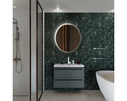 Тумба серо-зеленый матовый 87,6 см La Fenice Elba Twin FNC-01-ELB-G-90-2