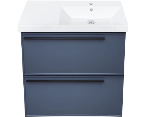 Тумба синий матовый 87,6 см La Fenice Elba Twin FNC-01-ELB-BG-90-2