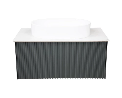 Тумба серо-зеленый матовый 74 см La Fenice Terra FNC-01-TER-G-80