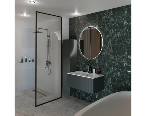 Тумба серо-зеленый матовый 74 см La Fenice Terra FNC-01-TER-G-80