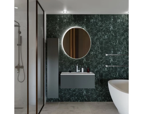 Тумба серо-зеленый матовый 74 см La Fenice Terra FNC-01-TER-G-80