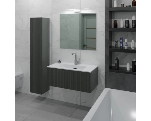 Тумба серо-зеленый матовый 74 см La Fenice Terra FNC-01-TER-G-80