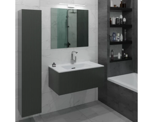 Тумба серо-зеленый матовый 74 см La Fenice Terra FNC-01-TER-G-80