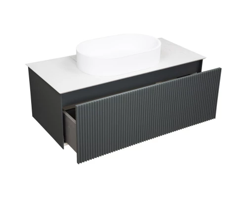 Тумба серо-зеленый матовый 95,2 см La Fenice Terra FNC-01-TER-G-100