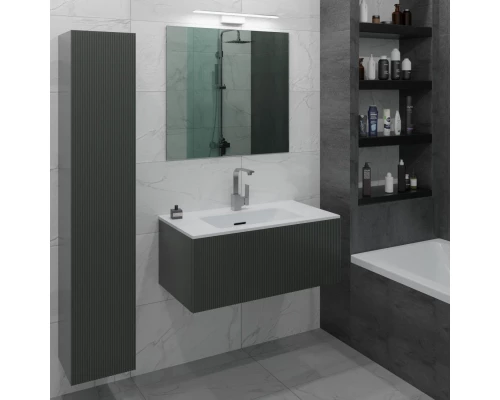 Тумба серо-зеленый матовый 95,2 см La Fenice Terra FNC-01-TER-G-100