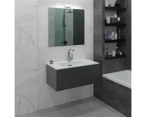 Тумба серо-зеленый матовый 95,2 см La Fenice Terra FNC-01-TER-G-100