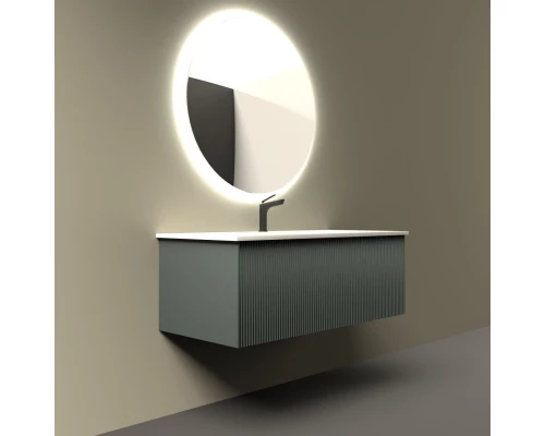 Тумба серо-зеленый матовый 95,2 см La Fenice Terra FNC-01-TER-G-100