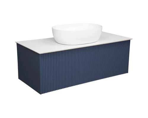 Тумба синий матовый 95,2 см La Fenice Terra FNC-01-TER-BG-100