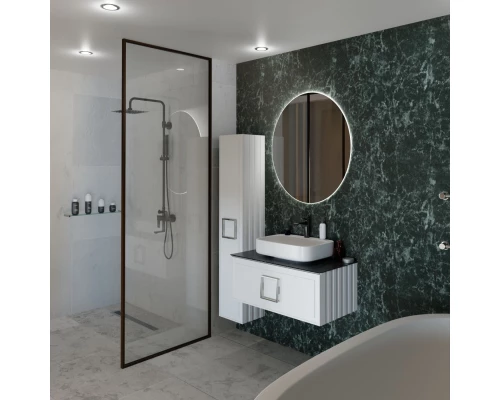 Пенал подвесной белый матовый L/R La Fenice Cubo FNC-05-CUB-B-30