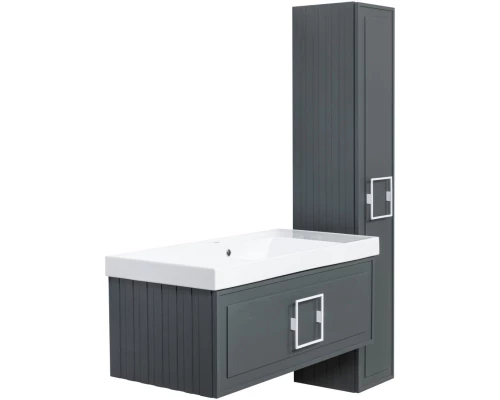 Пенал подвесной серо-зеленый матовый L/R La Fenice Cubo FNC-05-CUB-G-30