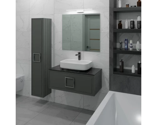 Пенал подвесной серо-зеленый матовый L/R La Fenice Cubo FNC-05-CUB-G-30