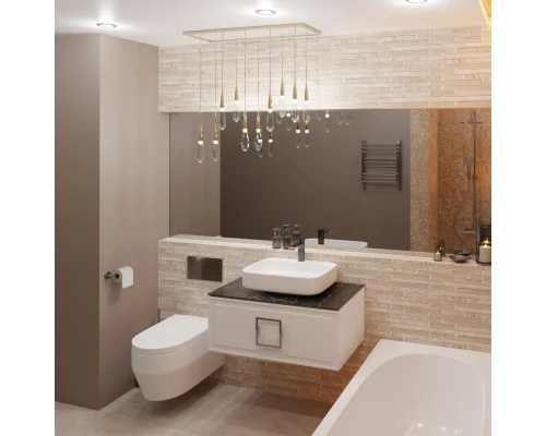 Тумба белый матовый 97,6 см La Fenice Cubo FNC-01-CUB-B-100