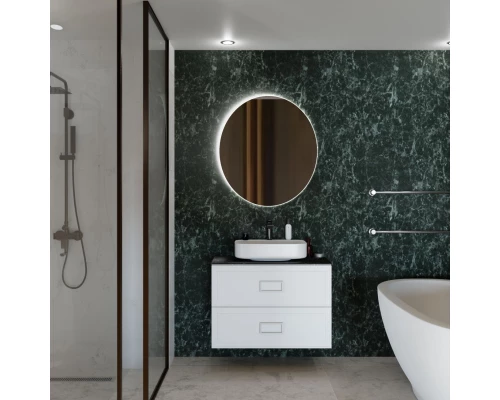 Тумба белый матовый 97,6 см La Fenice Cubo Twin FNC-01-CUB-B-100-2