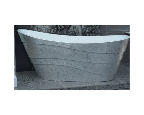 Акриловая ванна 170x74,5 см Lagard Alya Treasure Silver lgd-alya-ts