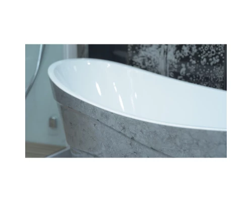 Акриловая ванна 170x74,5 см Lagard Alya Treasure Silver lgd-alya-ts