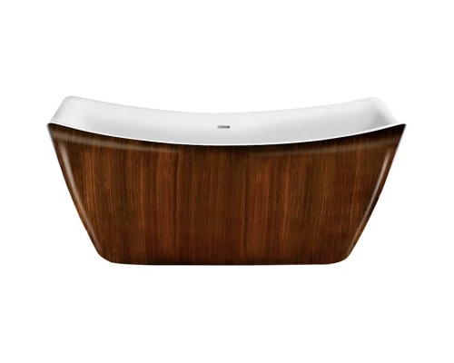 Акриловая ванна 170x78 см Lagard Meda Brown Wood lgd-mda-bw