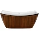 Акриловая ванна 170x78 см Lagard Meda Brown Wood lgd-mda-bw