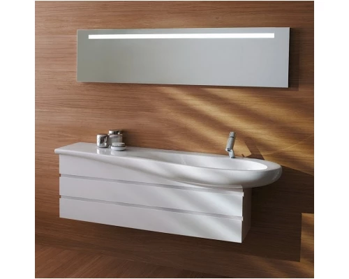 Тумба белый глянец 99,4 см 2 ящика Laufen Alessi One 4.2450.0.097.631.1