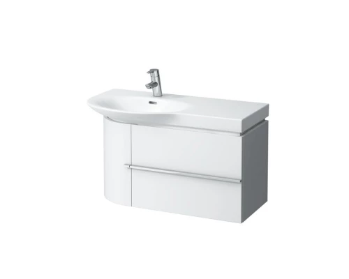 Тумба белый матовый 84,1 см 2 выдвижных ящика Laufen Case 4.0153.2.075.463.1