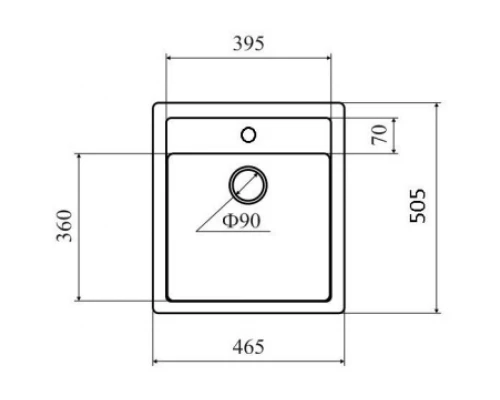 Кухонная мойка VANILLA Lava Q1.VNL