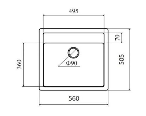 Кухонная мойка SCANDIC Lava Q2.SCA