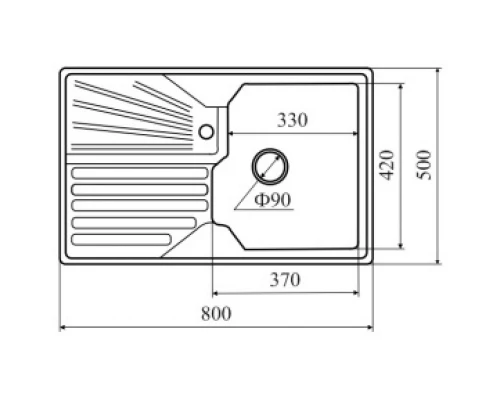 Кухонная мойка SCANDIC Lava L5.SCA