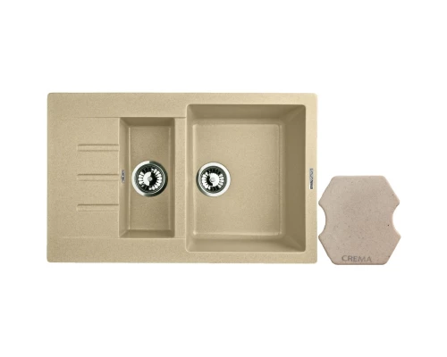 Кухонная мойка CREMA Lava D2.CRE