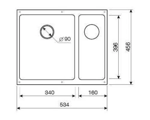 Кухонная мойка VANILLA Lava U2.VNL