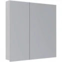 Зеркальный шкаф 80x79 см белый глянец Lemark Universal LM80ZS-U
