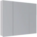 Зеркальный шкаф 100x79 см белый глянец Lemark Universal LM100ZS-U
