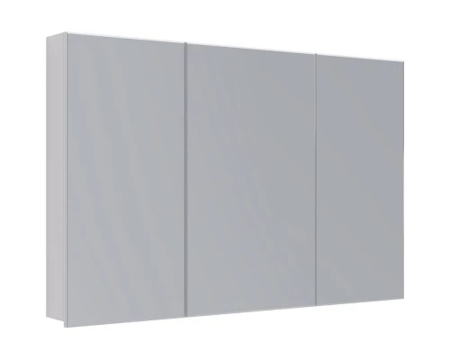 Зеркальный шкаф 120x79 см белый глянец Lemark Universal LM120ZS-U