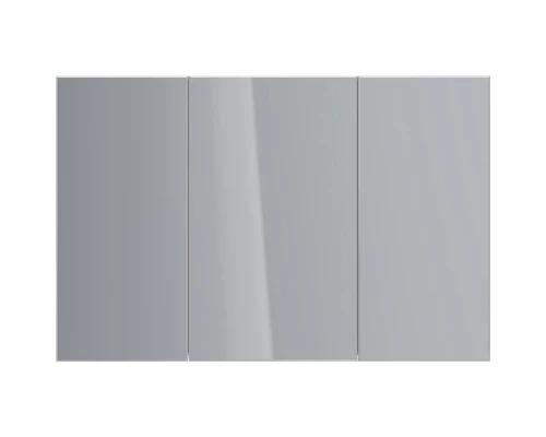 Зеркальный шкаф 120x79 см белый глянец Lemark Universal LM120ZS-U