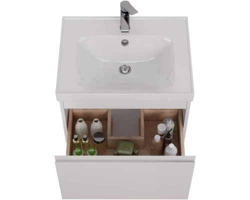 Тумба белый глянец 56,8 см Lemark Veon Mini LM02VM60T