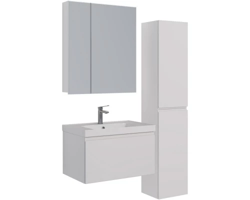 Тумба белый глянец 66,6 см Lemark Veon Mini LM02VM70T